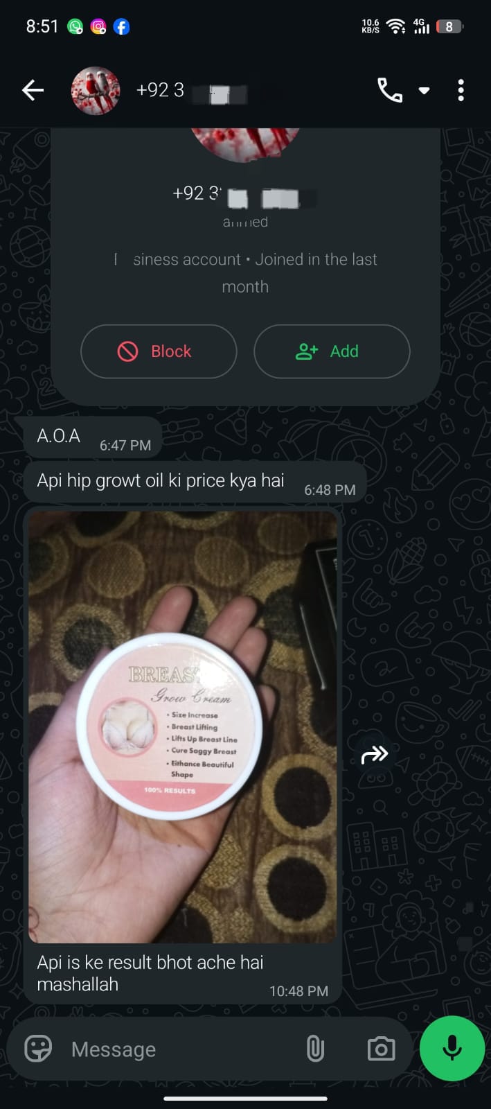 WhatsApp chat review 1