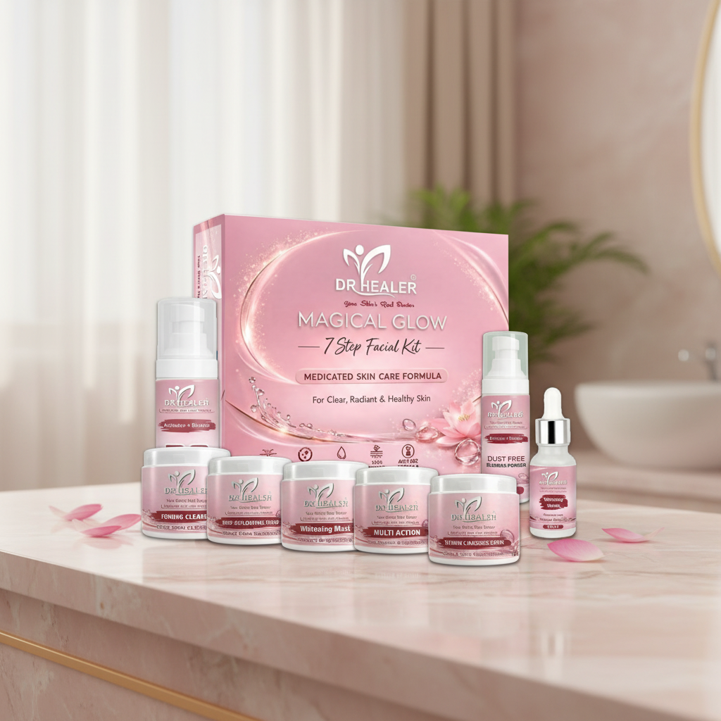Dr Healer Magical 7 Step Facial Kit & Free Skin polish